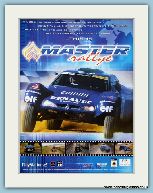 Master Rallye 2001 Original Advert (ref AD4027)