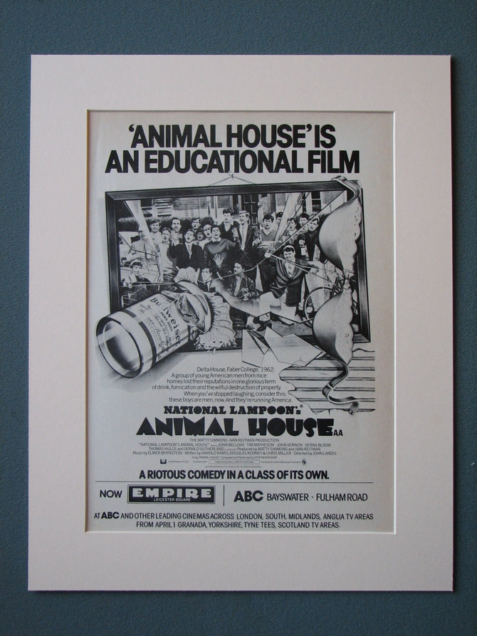 Animal House Original Advert (ref AD466)