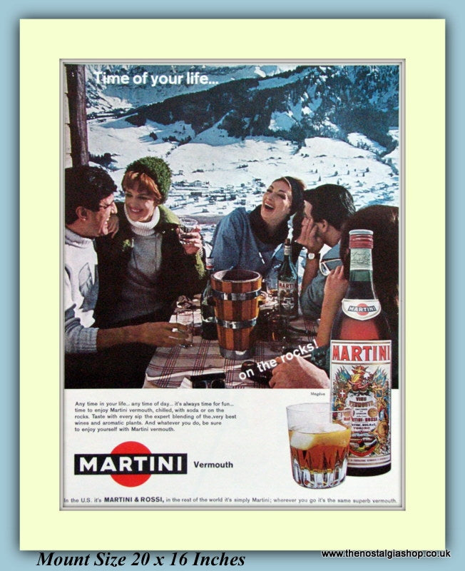 Martini Vermouth Original Advert 1963 (ref AD9355)