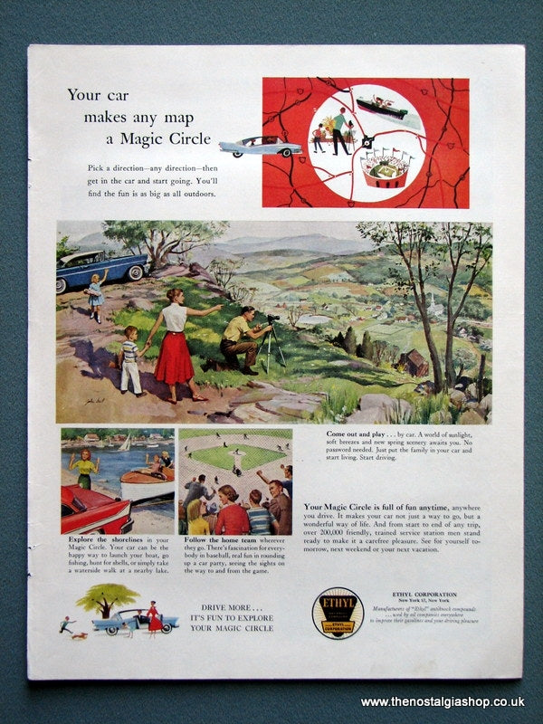 Ethyl Oil Original Advert 1958 (ref AD8093)
