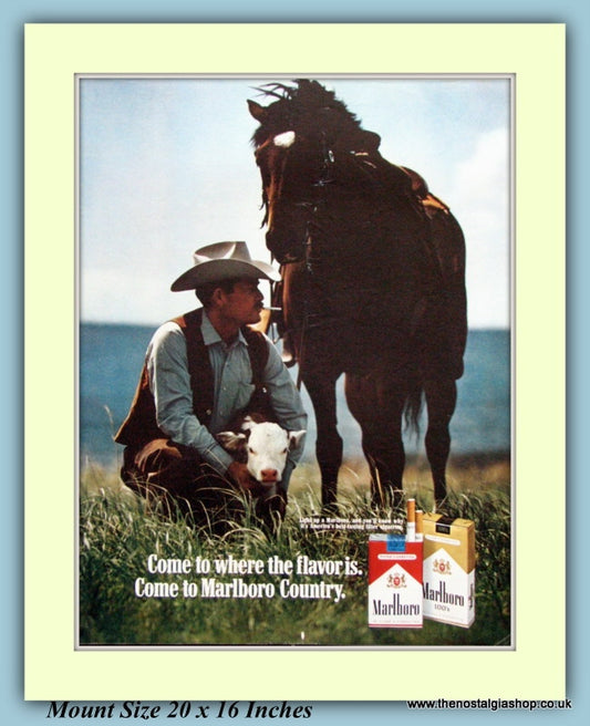 Marlboro Cigarettes Original Advert 1970 (ref AD9372)