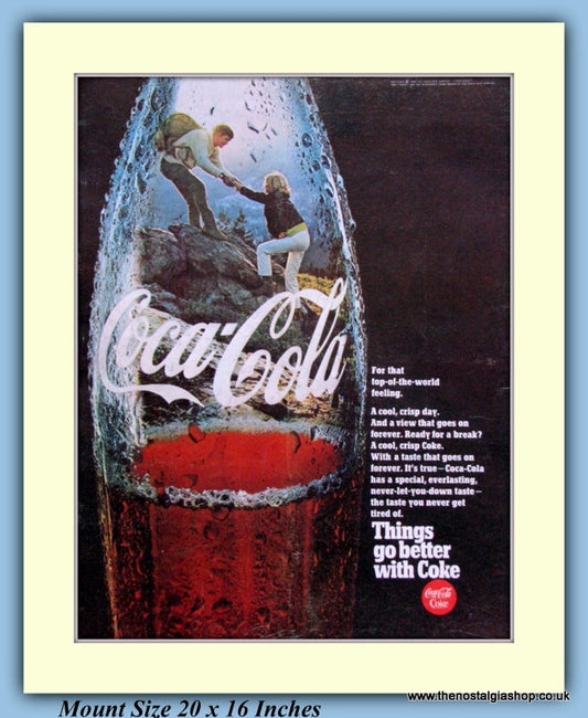 Coca-Cola Drink Original Advert 1968 (ref AD9324)