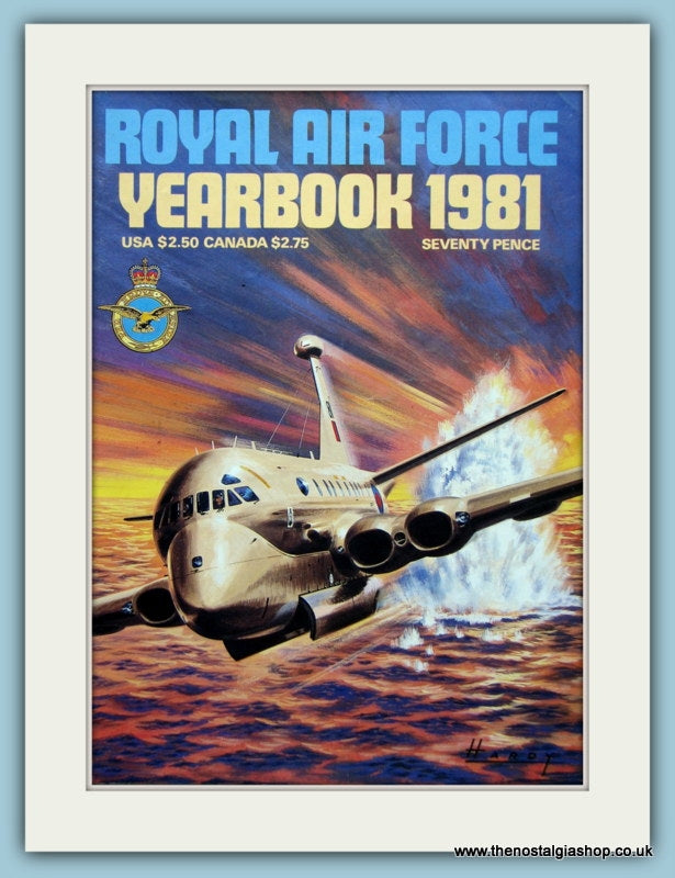 R.A.F  Yearbook Original Advert 1981 (ref AD6301)