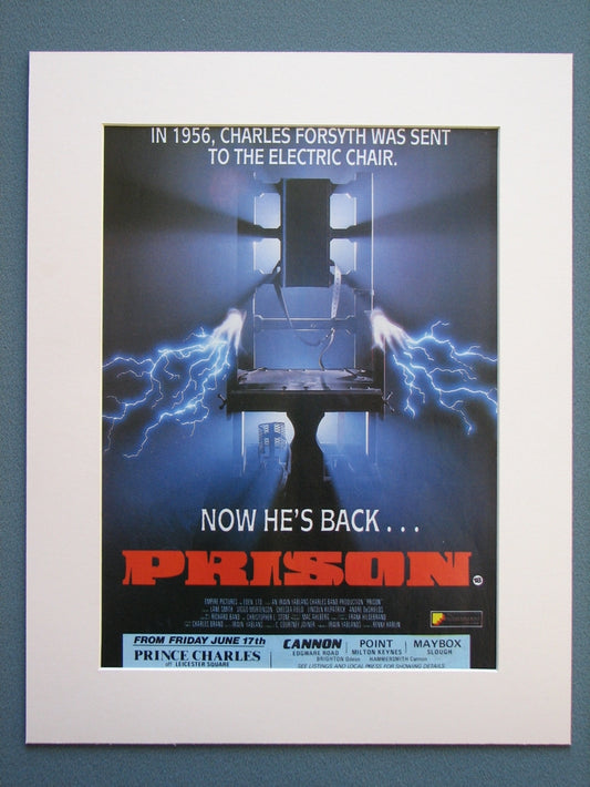Prison 1988 Original advert (ref AD745)