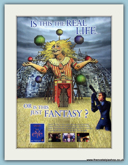 Queen The Eye Adventure Game Original Advert  1998 (ref AD3966)