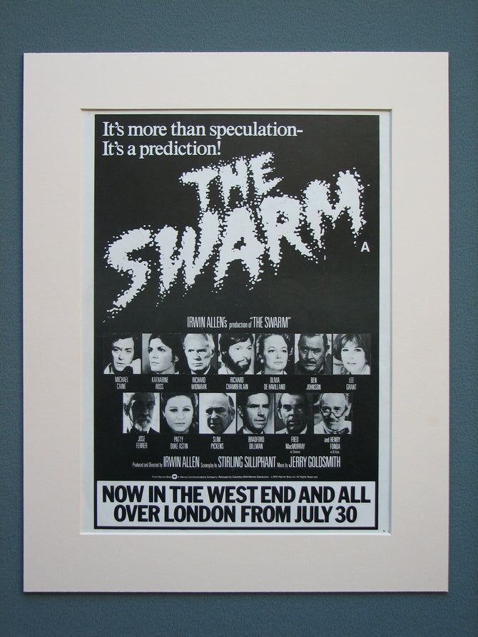 The Swarm 1978 Original advert (ref AD602)