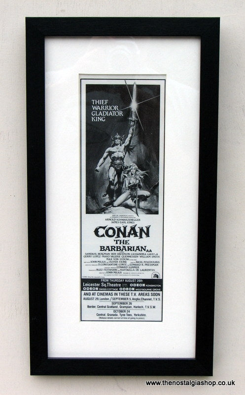 Black Slimline Frame size 14.5 x 7 inches.