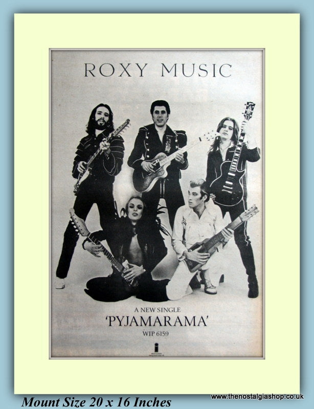 Roxy Music Pyjamarama Original Advert 1973 (ref AD9403)