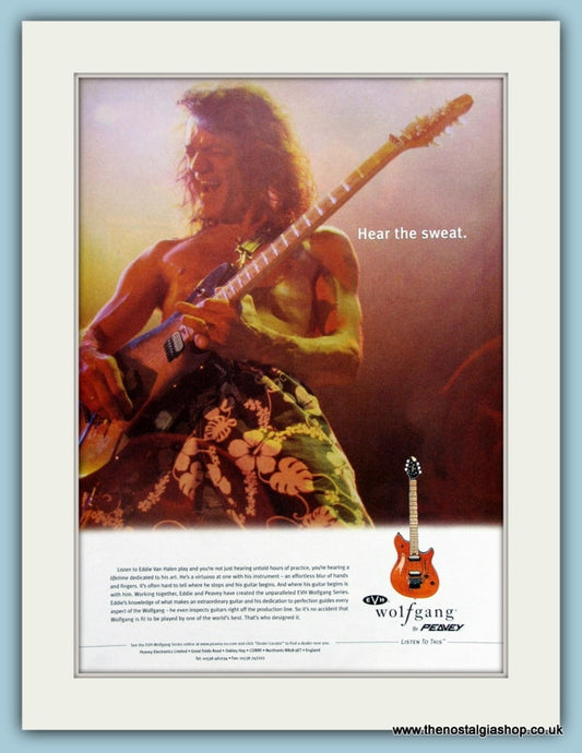 Peavey Wolfgang Guitar. Original Advert 2002 (ref AD2347)