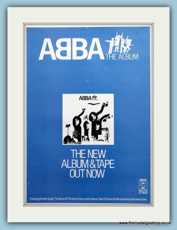Abba The Album 1978 Original Advert (ref AD3186)