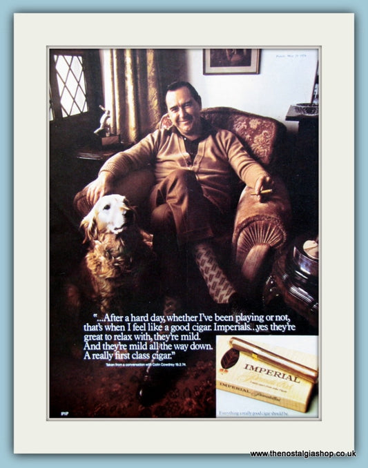 Imperial Panatella Cigars Original Advert 1974 (ref AD6142)