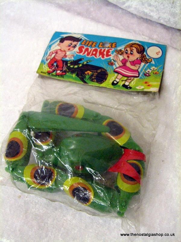 Toy Snake 1960s still sealed. (ref nos060i)