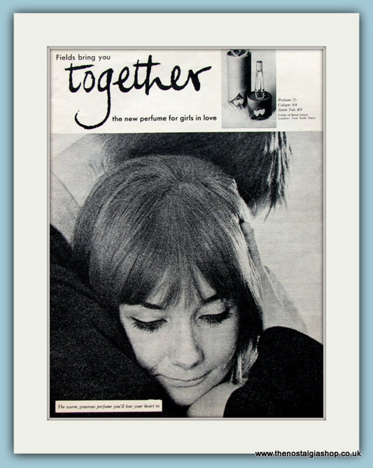 Together Perfume. Original Advert 1963 (ref AD3602)