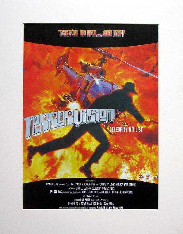 Terrorvision Set of 3 Original adverts 1996 (ref AD889)