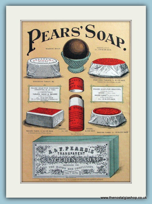 Pears' Soap. Original Advert 1895 (ref AD6026)