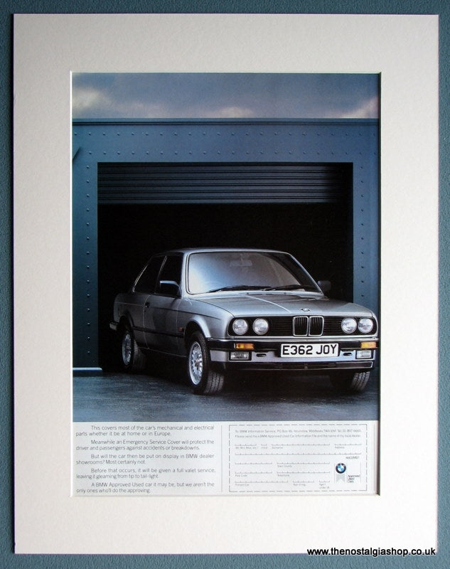 BMW Classic Double Mounted Original Advert 1989 (ref AD1653)