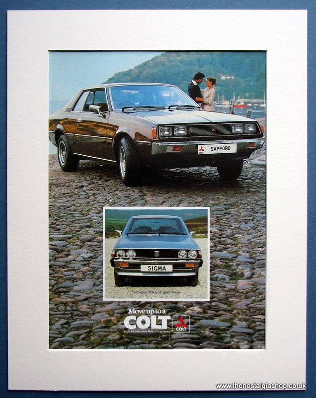 Colt Sigma, Sapporo 1980 Original Advert (ref AD1478)