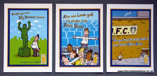 Leeds United Set of 3 Original Adverts 2002 (ref AD3684)