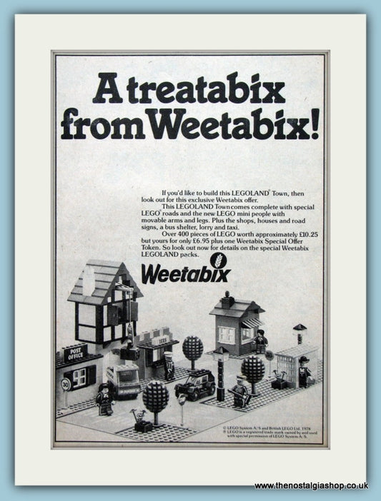 Weetabix Legoland Offer Original Advert 1980 (ref AD2661)