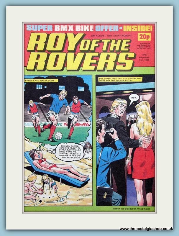 Roy Of The Rovers Lot Of 3 Original Covers 1980s (ref AD2997)