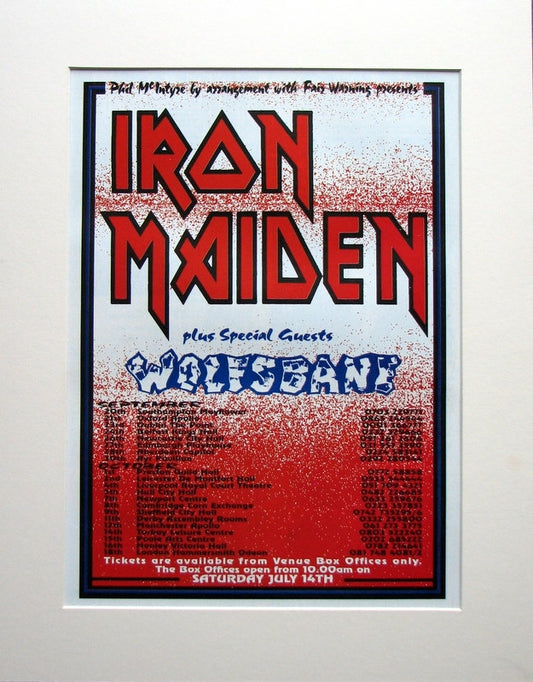 Iron Maiden Original Advert (ref AD 900)