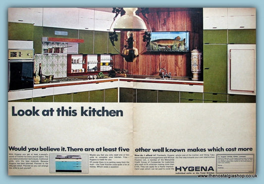 Hygena Double Original Advert 1968 (ref AD4586)