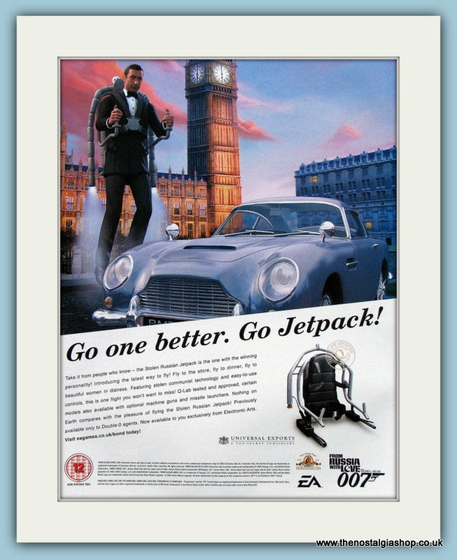 007 From Russia With Love Computer Game Original Advert 2005 (ref AD3963)