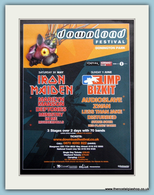 Download Festival Advert 2003 (ref AD3366)