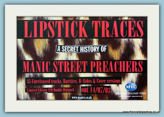 Manic Street Preachers Original Advert 2003 (ref AD1945)