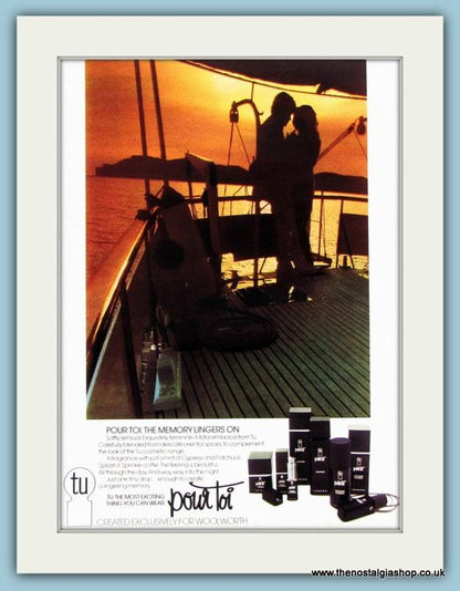 TU from Woolworth. Set of 2 Original Adverts 1977 (ref AD3607)