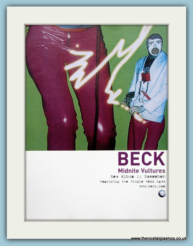 Beck Midnite Vultures 1999 Original Music Advert (ref AD3446)