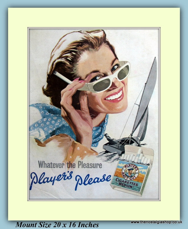 Player's Navy Cut Cigarettes Original Advert 1959 (ref AD9430)