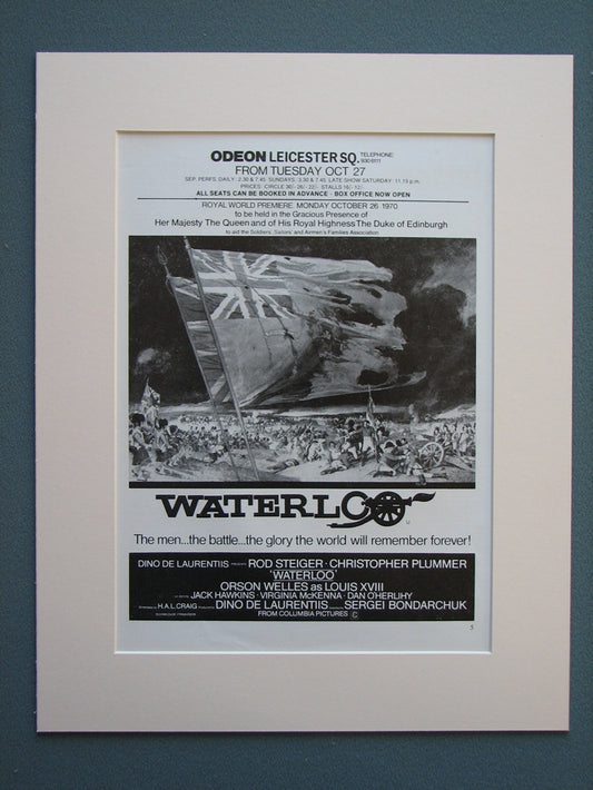 Waterloo 1970 Original advert (ref AD733)