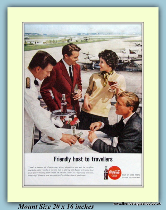 Coca-Cola Drink  Original Advert 1959 (ref AD9339)