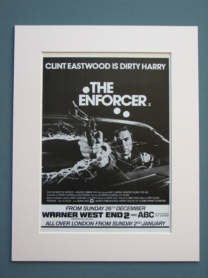The Enforcer 1977 Original advert (ref AD655)