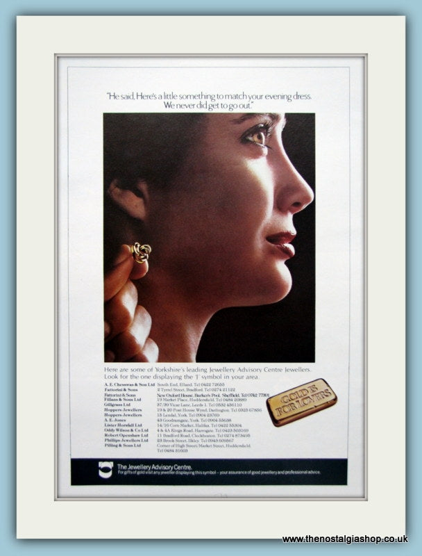 The Jewellery Advisory Centre Original Advert 1979 (ref AD6257)