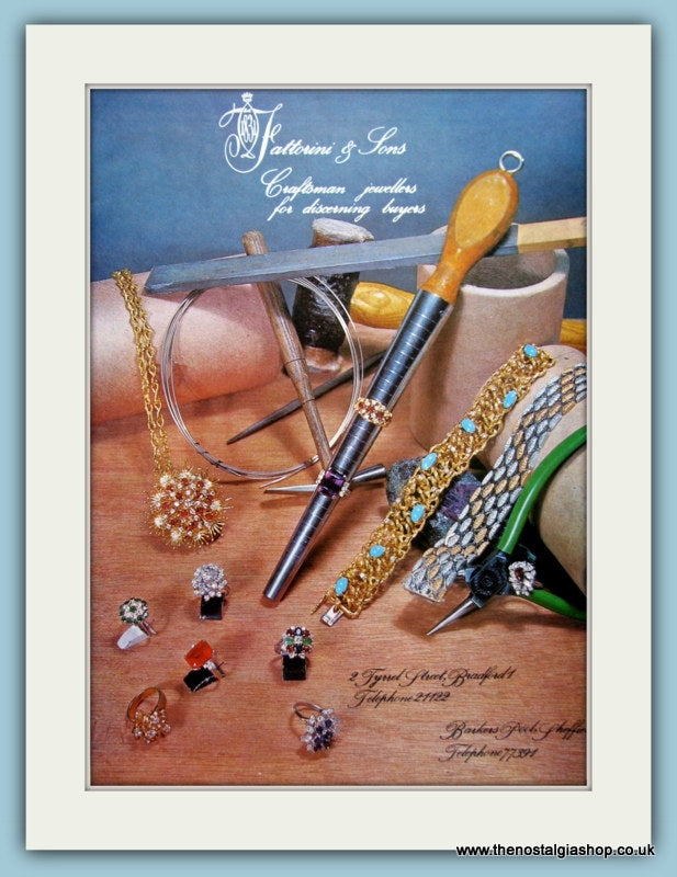 Fattorini & Sons Craftsman Jewellers Original Advert 1979 (ref AD6247)