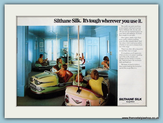 Dulux Silthane Silk Paint Original Advert 1978 (ref AD2558)