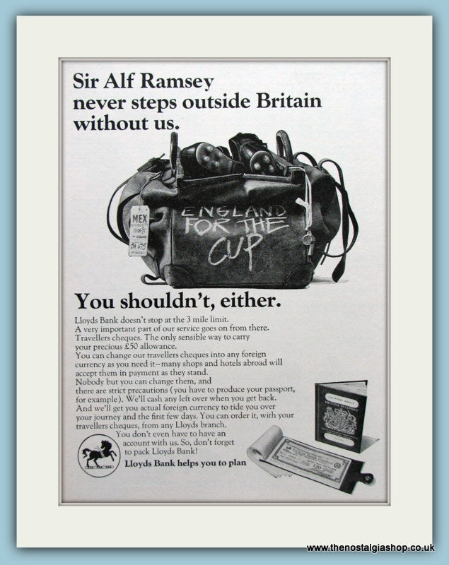 Lloyds Bank Original Advert 1968 (ref AD3692)
