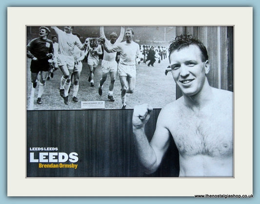 Leeds United Brendan Ormsby. Mounted Print 2000 (ref AD4049)