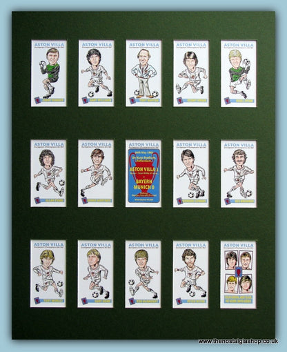 Aston Villa European Champions 1981/82 Football Card Set