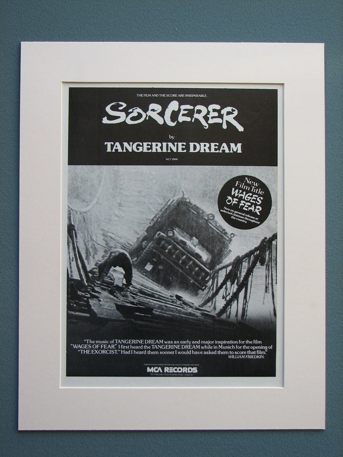 Sorcerer by Tangerine Dream 1978 Original advert (ref AD637)
