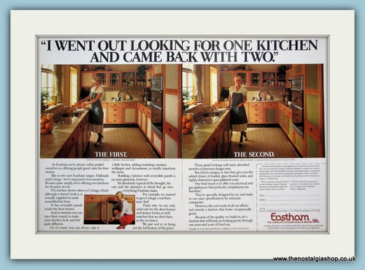 Eastham Kitchens. Original Advert 1981 (ref AD2595)
