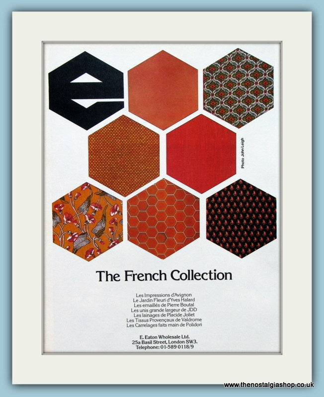 The French Collection Original Advert 1976 (ref AD2525)