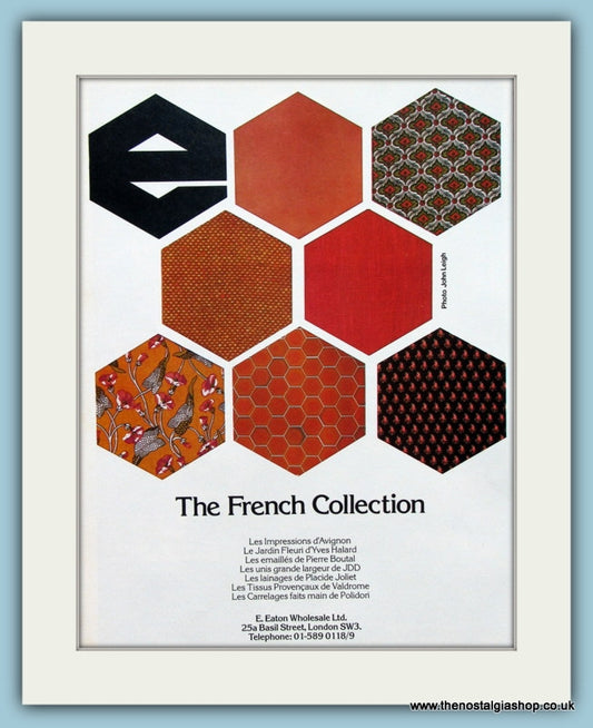 The French Collection Original Advert 1976 (ref AD2525)