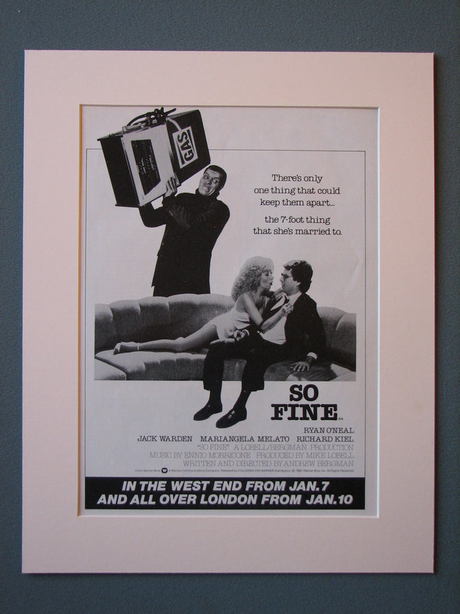 So Fine Original Advert (ref AD477)