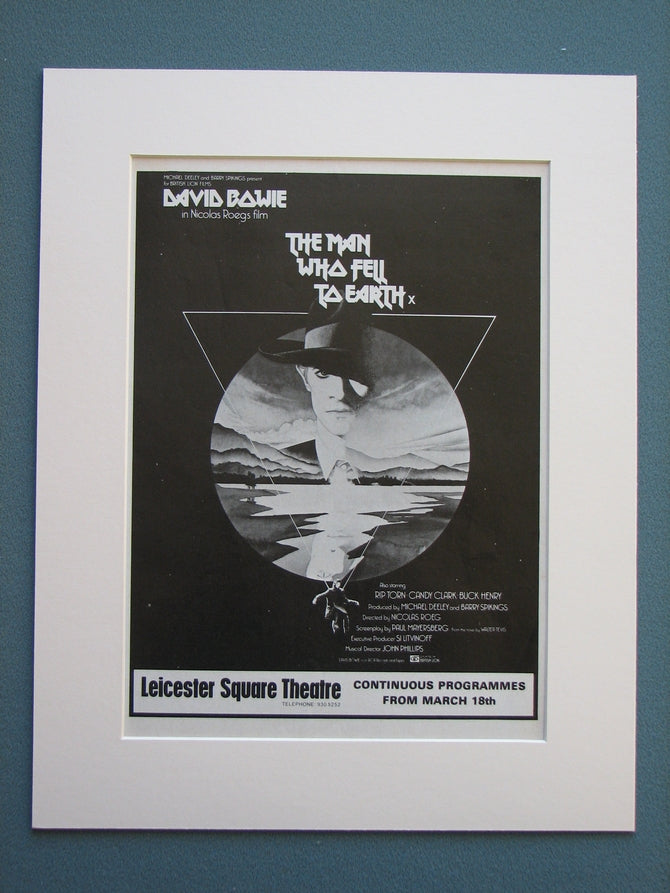The Man Who Fell To Earth 1976 Original advert (ref AD705)