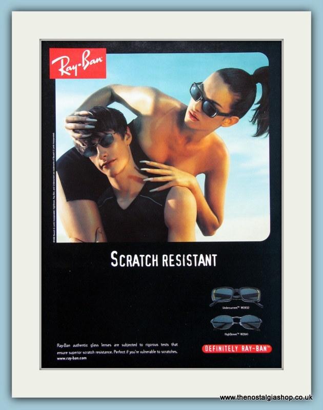 Ray-Ban Sunglasses Set Of 3 Original Adverts 1998 (ref AD2247)