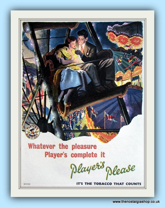 Players Navy Cut. Original Advert 1953 (ref AD8031)