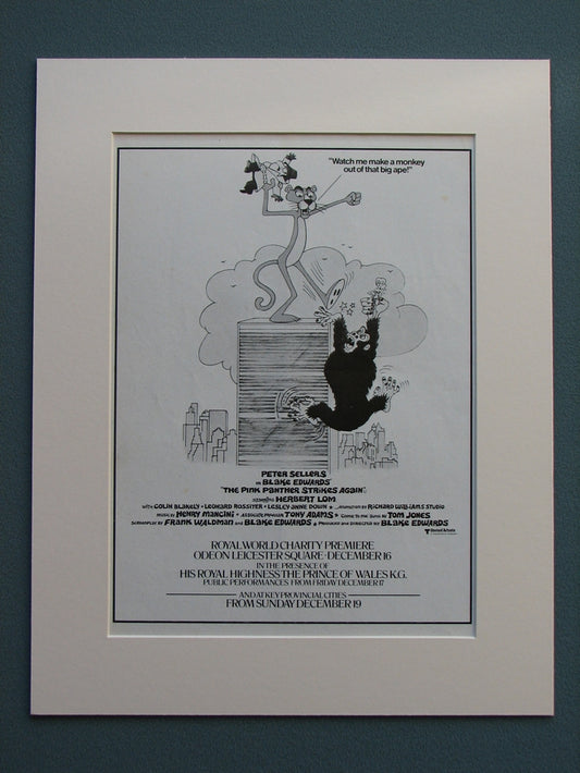 The Pink Panther Strikes Again 1977 Original advert (ref AD642)